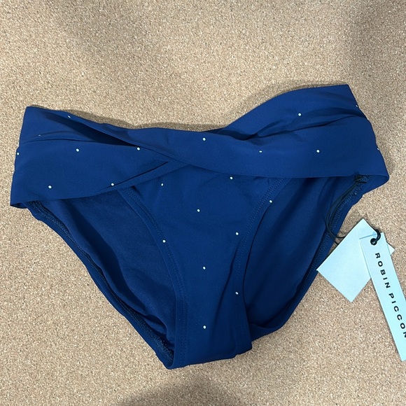 Robin Piccone Women's Standard Carly Side Tab Hipster Bikini Bottom size S - Picture 5 of 10